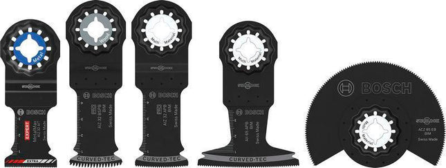 5-teilig Bosch Sägeblatt-Set Starlock Best of Cutting für Holz und Metall
