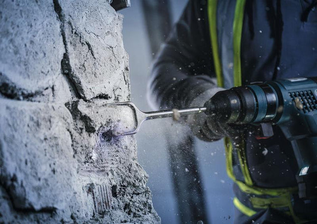 Bosch – Spatmeißel LongLife SDS-plus 250 mm Gesamtlänge, 40 mm Schneidenbreite