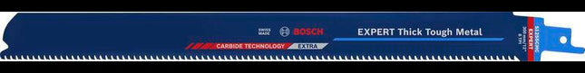 Säbelsägeblatt Expert Thick Tough Metal 300 mm, 25 mm, TPI 8, S-Schaft, für dickes Metall – BOSCH