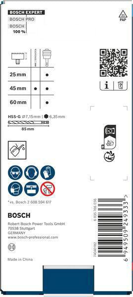 Adapter EXPERT Power-Change Plus SDS plus 7,15x85mm HSS-G Lochsägen 16-210mm – 7,15 x 85 mm