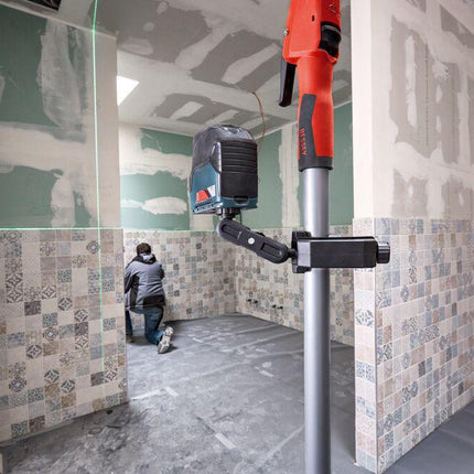 STE-LH Halterung mit 1/4 Zoll Gewindeaufnahme für Laser, Kamera Bauleuchte – BESSEY