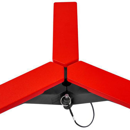 BESSEY Deckenstativ STE-DS für Rohr-Ø 25 und 28 mm – Vergrößerung der Abstützfläche, Schnelle, werkzeuglose Montage