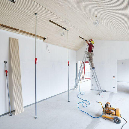 Montagestütze STE90 – Teleskopstütze bis 350 kg, 575–910 mm – BESSEY