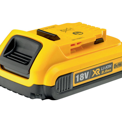 DEWALT Akku-Pack DCB183-XJ 18V 2Ah Lithium-Ionen mit LED Ladestandsanzeige