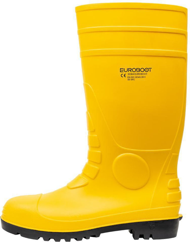 Sicherheitsstiefel gelb/schwarz S5 SRC EN ISO 20345 PVC