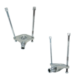 Druckflansch mit 2 * Zuganker M16 und Kupplung NW25