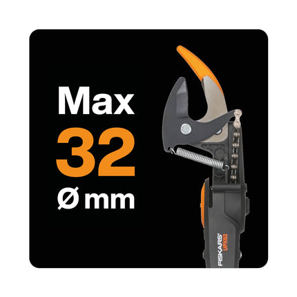 Fiskars – Schneidgiraffe UPX82 – 1650 mm Länge, 32 mm Schneidleistung