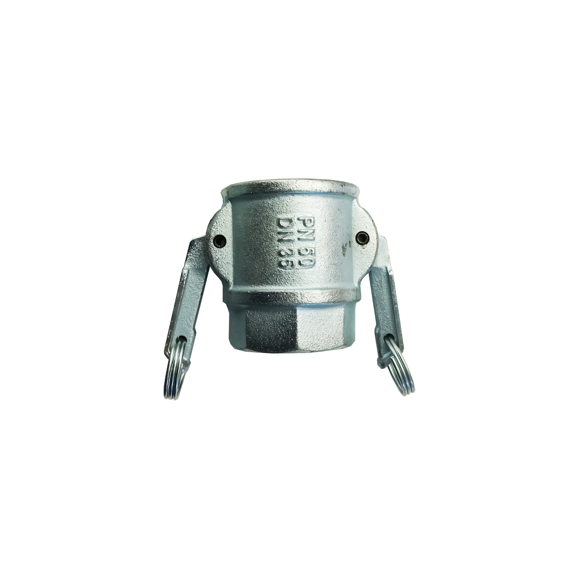 Kupplung PN50 - DN35 MT Stahl IG System 22 ohne Tülle  1/2 Zoll IG