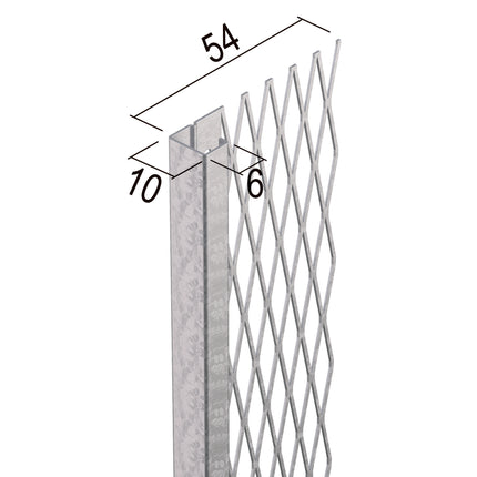 Abschlussprofil für den Innenputz (10 mm) 1235