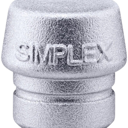 HALDER SIMPLEX Schonhammerkopf 40 mm Weichmetall silber hart – Erwin Halder KG