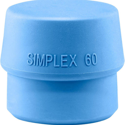 HALDER SIMPLEX Schonhammerkopf 30 mm TPE-soft blau weich Erwin Halder KG