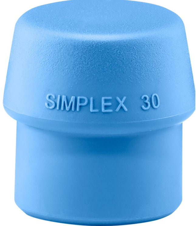 HALDER SIMPLEX Schonhammerkopf 30 mm TPE-soft blau weich Erwin Halder KG – 23 g