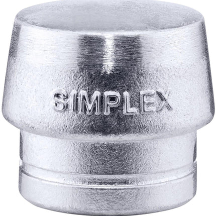 HALDER SIMPLEX Schonhammerkopf 40 mm Weichmetall silber hart – Erwin Halder KG