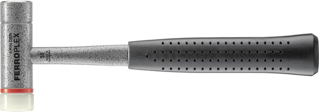 HALDER FERROPLEX Schon- und Schlosserhammer hart, Länge 290 mm, Kopf-Ø 30 mm – 600 g