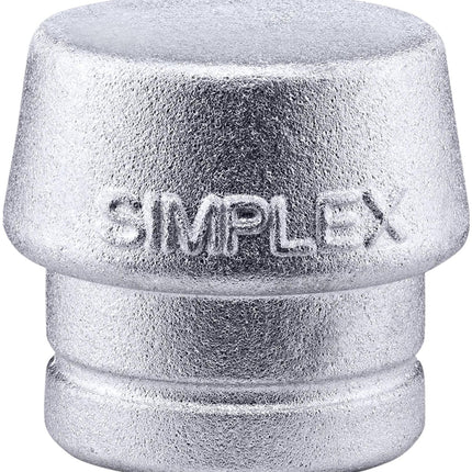 HALDER SIMPLEX Schonhammerkopf 40 mm Weichmetall silber hart – Erwin Halder KG