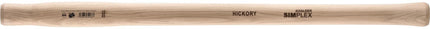 Vorschlaghammerstiel SIMPLEX L.700mm Hickory HALDER – Lackierte Oberfläche, Ergonomisch geformt, Länge 700 mm