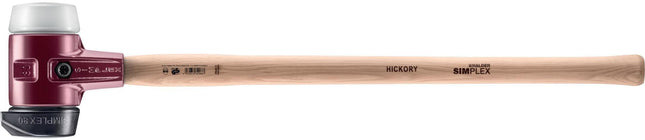 SIMPLEX Vorschlaghammer 3027.281, Kopf-Ø 80 mm, Länge 800 mm, 3220 g, mit Standfuß – HALDER