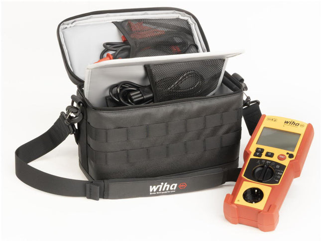 Wiha Gerätetester-Set PAT one in Tasche, L320xB210xH150 mm, für VDE 0701/0702 Prüfungen – 3,75 kg