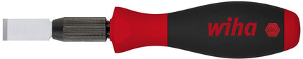 Wiha – Universalschaber-Set mit 13 mm Klinge, SoftFinish-Griff, inkl. 1 Klinge + 10 Ersatzklingen im Blister