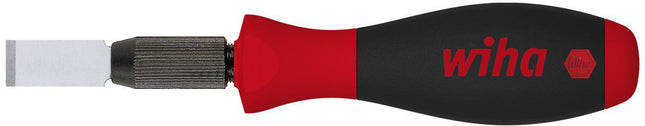 Wiha – Universalschaber-Set mit 13 mm Klinge, SoftFinish-Griff, inkl. 1 Klinge + 10 Ersatzklingen im Blister