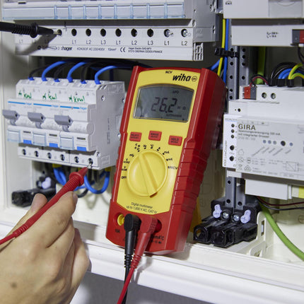 Wiha Multimeter 0-1000V AC/DC True RMS mit Automatikbereich