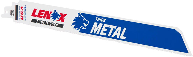 LENOX Säbelsägeblatt BIM 305 mm, 25 mm Breite, 14 TPI, 5 Stück – BIM-Material (Bimetall) für Langlebigkeit