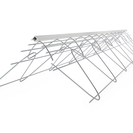 Drahtrichtwinkel 1317 62 x 62 mm / APBK
mit PVC-Kante, für Rundbögen