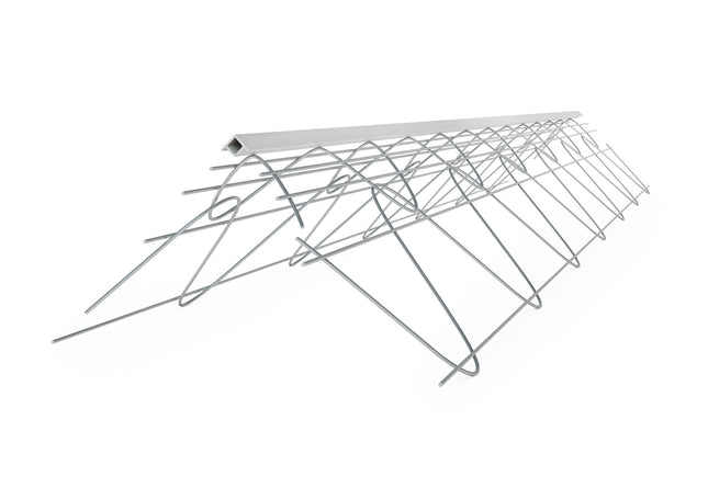 Drahtrichtwinkel 1317 62 x 62 mm / APBK
mit PVC-Kante, für Rundbögen
