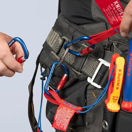 Fangleine 00 50 01 T BK – Werkzeug-Sicherung für Zangen mit Öse, 1,5 kg Belastung – KNIPEX
