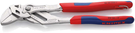 Zangenschlüssel 250 mm, Spannweite 52 mm, verchromt, Mehrkomponenten-Hüllen, mit Befestigungsöse – KNIPEX