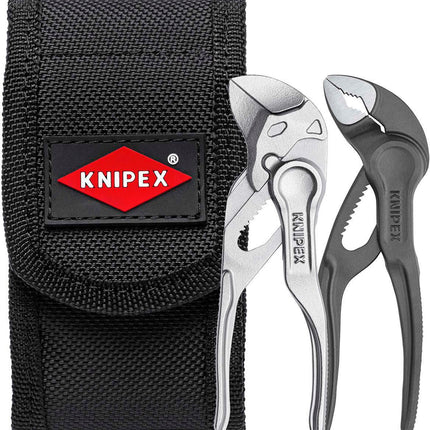 KNIPEX 00 20 72 V04 XS Mini-Zangenset XS in Werkzeuggürteltasche 2-teilig 110 mm – 297 g