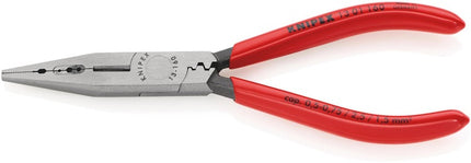 KNIPEX Verdrahtungszange Länge 160 mm 0,5-0,75 / 1,5 / 2,5 mm² poliert Kunststoffüberzug