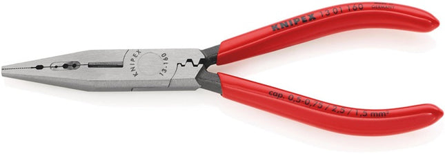 KNIPEX Verdrahtungszange Länge 160 mm 0,5-0,75 / 1,5 / 2,5 mm² poliert Kunststoffüberzug