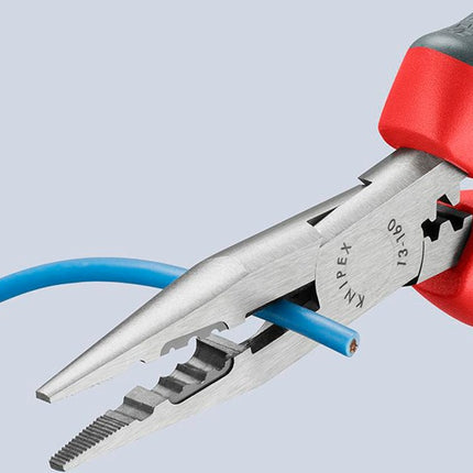 KNIPEX Verdrahtungszange Länge 160 mm 0,5-0,75 / 1,5 / 2,5 mm² poliert Kunststoffüberzug