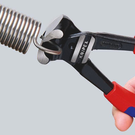 KNIPEX Bolzenvornschneider Gesamtlänge 200 mm Kopf poliert Kunststoffüberzug
