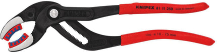 Syphon- und Connectorenzange 250 mm – 25-fach verstellbar, Spannweite 25–80 mm, schwarz atramentiert – KNIPEX