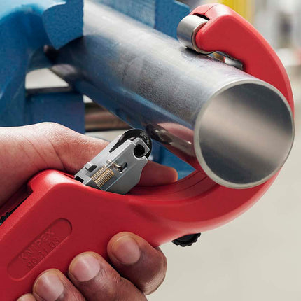 KNIPEX TubiX® Rohrabschneider 6–76 mm, 255 mm – für Kupfer, Messing, Edelstahl