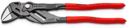 Zangenschlüssel 250 mm, schwarz atramentiert, Kunststoffüberzug, Spannweite 52 mm – KNIPEX