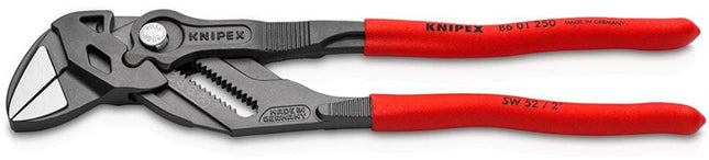 KNIPEX Zangenschlüssel Länge 250 mm schwarz atramentiert Spannweite 52 mm Kunststoffüberzug