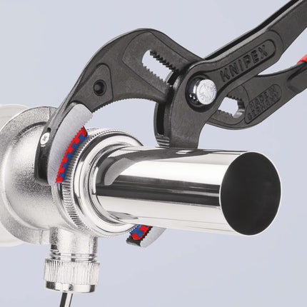 Syphon- und Connectorenzange 250 mm – 25-fach verstellbar, Spannweite 25–80 mm, schwarz atramentiert – KNIPEX