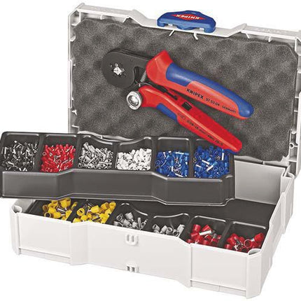 KNIPEX Aderendhülsensortiment 1251-teilig, 0,50-10,00 mm², im Systainer mit Crimpzange