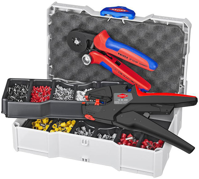 Aderendhülsensortiment 1252-teilig, 0,50–10,00 mm², im Systainer, mit Zange – KNIPEX
