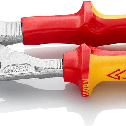 KNIPEX Zangenschlüssel 250 mm Spannweite 46 mm verchromt VDE-isoliert – Arbeiten direkt auf Chrom möglich