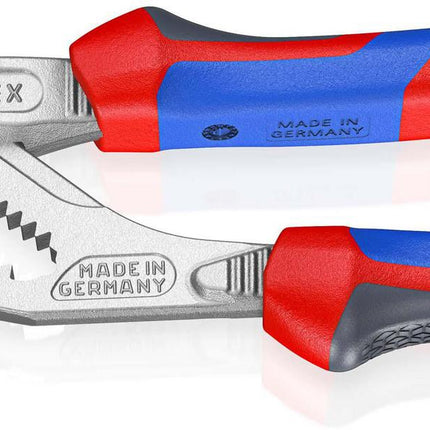 KNIPEX Zangenschlüssel 180 mm, Spannweite 40 mm, verchromt, mit Mehrkomponenten-Hülle – DIN ISO 5743