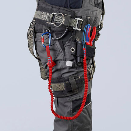 Fangleine 00 50 01 T BK – Werkzeug-Sicherung für Zangen mit Öse, 1,5 kg Belastung – KNIPEX