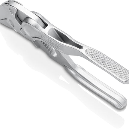 Zangenschlüssel XS, 100 mm, Spannweite 21 mm, verchromt, aufgeprägte raue Oberfläche – KNIPEX