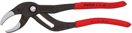 Syphon- und Connectorenzange 250 mm – 25-fach verstellbar, Spannweite 25–80 mm, schwarz atramentiert – KNIPEX