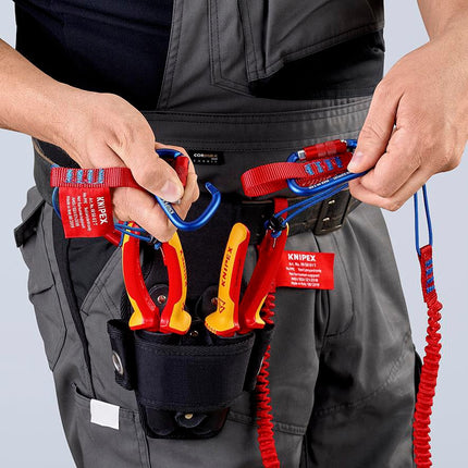 Fangleine 00 50 01 T BK – Werkzeug-Sicherung für Zangen mit Öse, 1,5 kg Belastung – KNIPEX