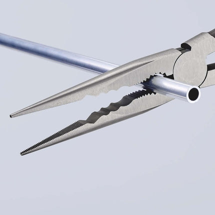 KNIPEX Montierzange Länge 280 mm poliert Kunststoffüberzug Spitze gerade