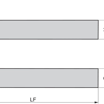 Scarfing-Werkzeugaufnahme – ISO PXFNL 3232 S 25 von Dormer Pramet – Linkslauf, 250 mm, für SNMX 25-R Wendeschneidplatten